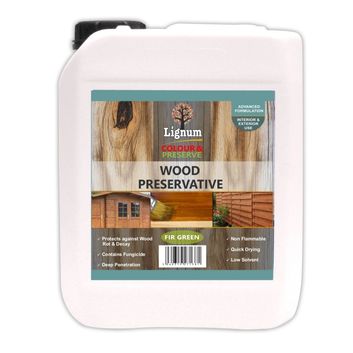 Lignum Wood Preserver Fir Green