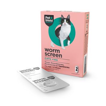 Petshield Worm Screen Tablets For Cats