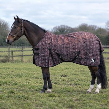 W-Horse Wr120 Eva 0g Turnout Rug Brown Snake Print alternative