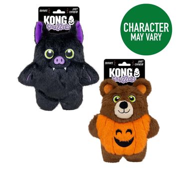 Kong Halloween Snuzzles Bat &amp; Bear Assorted Dog Toy Assorted