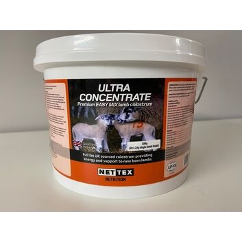 Nettex Collate Ultra Concentrate Premium Lamb Colostrum 20 x 25g Single Lamb Feeds