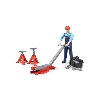 Bruder Figure and Garage Equipment Set 1:16 alternative