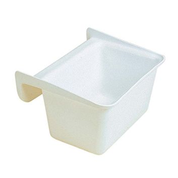 Stubbs Polyethylene White Portable Manger - 17 Litres