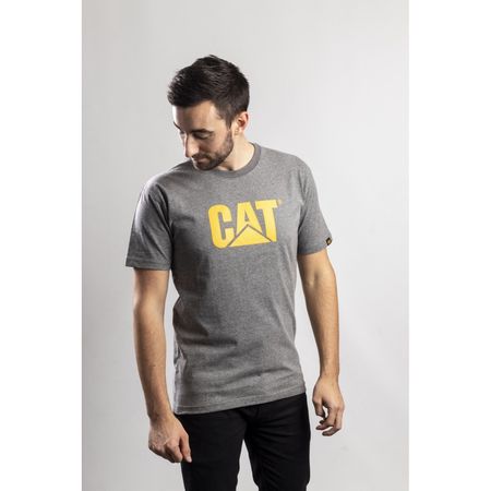 Tee-shirt Caterpillar Trademark - Noir Avec Logo Gris - Taille XXL - Neuf Avec étiquettes