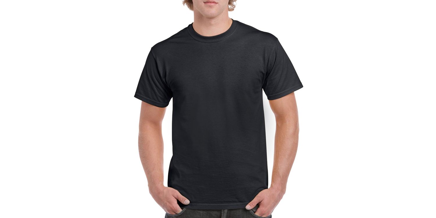 Buy Gildan Heavy Cotton Adult T-Shirt Black from £4.30