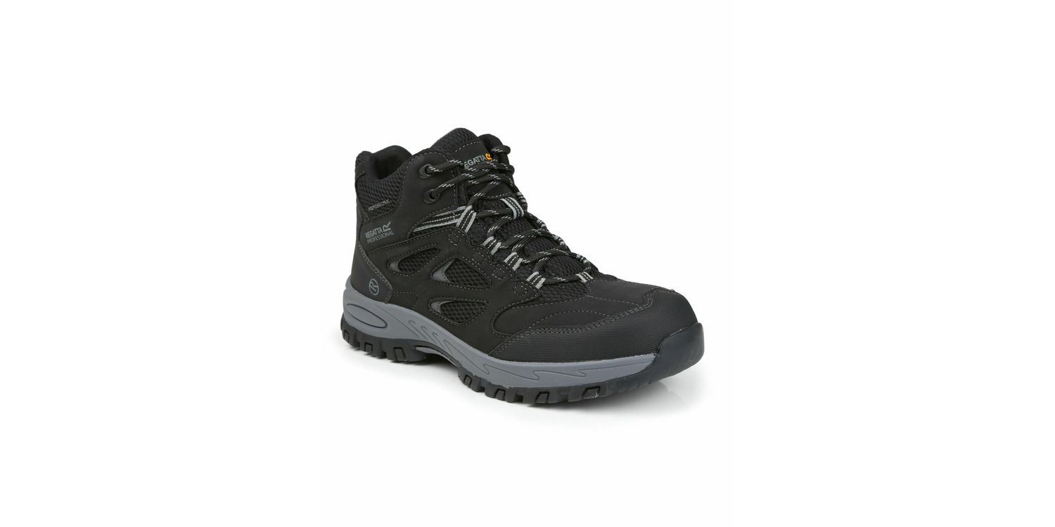 Regatta Professional Men's Expert Safety Boots, Stivali di Sicurezza da Uomo, Nero, 41 EU