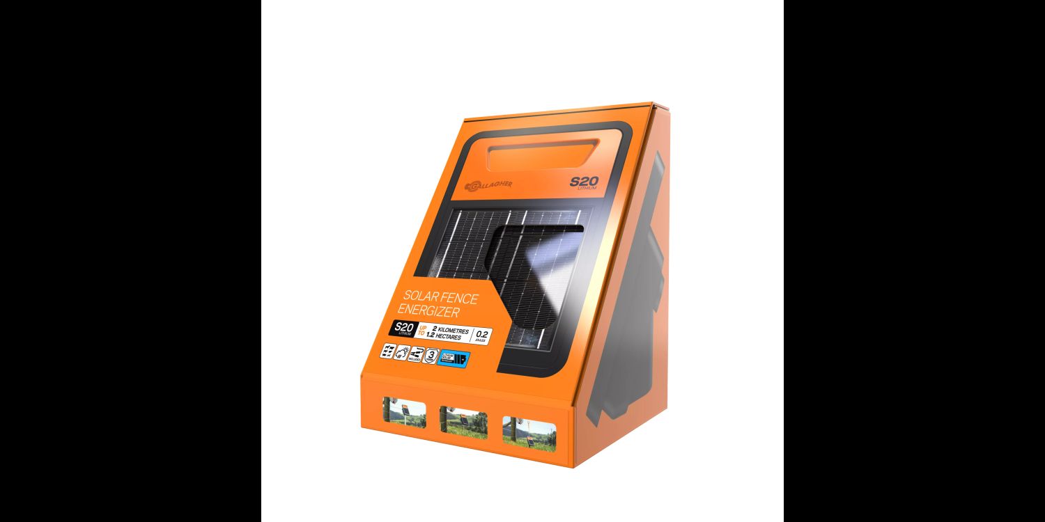 Buy Gallagher S20li Lithium Solar Energiser from £189.05