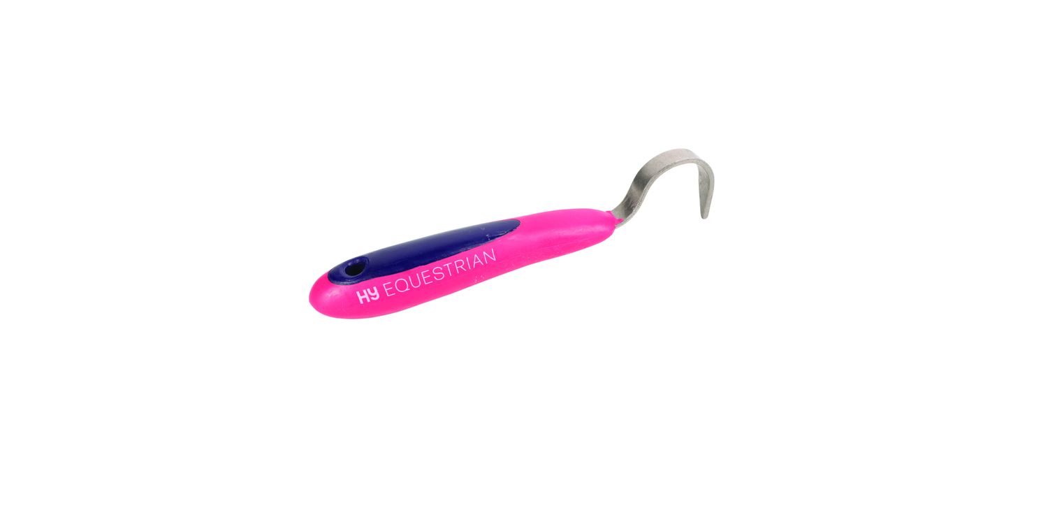 Buy Hy Equestrian Pro Groom Hoof Pick - Red/Navy from £3.05