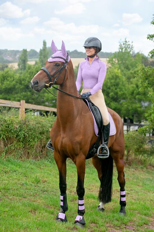 Hy Equestrian Elevate Ombré Base Layer Navy/Rose Medium