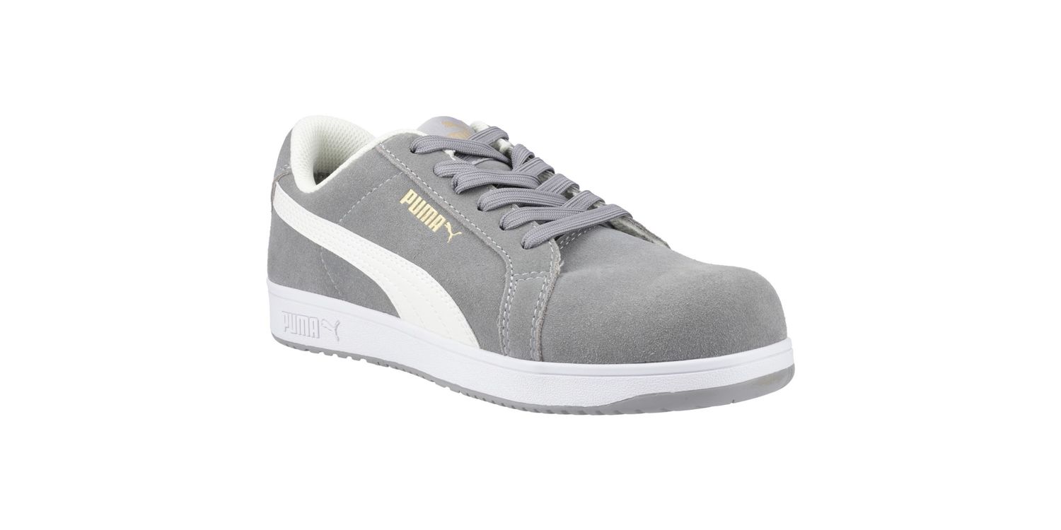 Buy Puma Safety Iconic Low Safety Shoes Grey from £105.20