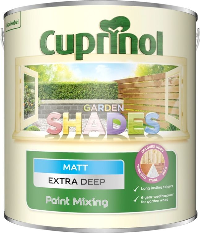 Buy Cuprinol Garden Shades Extra Deep Matt Paint Mixing from £4.19