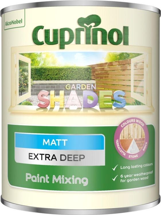 Buy Cuprinol Garden Shades Extra Deep Matt Paint Mixing from £4.19