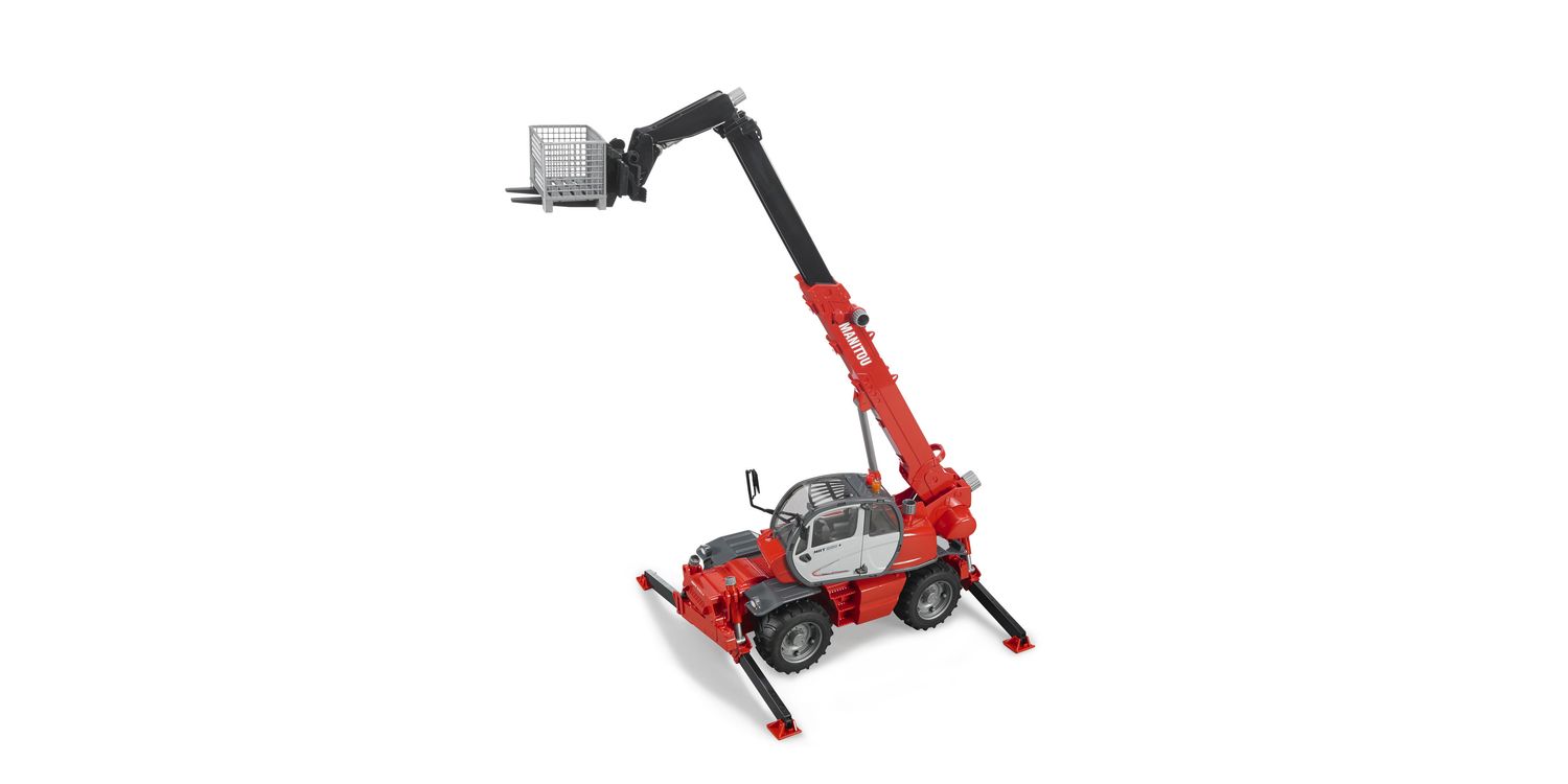 Bruder | Engins de chantier | Chargeuse routière à flèche télescopique MRT 2150 avec accessoires | 1:16 acheter à prix bas - livraison gratuite, avis réels avec des photos