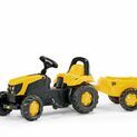 Rolly Kid JCB Tractor Pedal Ride-On & Trailer additional 2