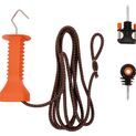 Gallagher 3 - 6m Gate Elastic Rope Set Terra (Brown) additional 1
