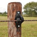 175 x Gallagher Wooden Post "W" Black Super Insulator additional 3