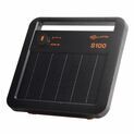 Gallagher S100 Solar Energiser with Battery (12V - 1,0 J) + Free Stand additional 2