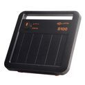 Gallagher S100 Solar Energiser with Battery (12V - 1,0 J) + Free Stand additional 2