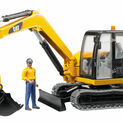 Bruder Cat Mini Excavator with Worker 1:16 additional 9