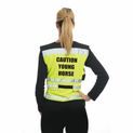 Equisafety Air Waistcoat Caution Young Horse additional 3