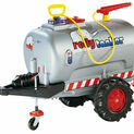 Rolly Kids Silver Tanker Tractor Trailer For Ride Ons additional 1