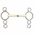 JHL Pro-Steel Bit Flexi Continental 4-Ring Jointed Snaffle additional 1