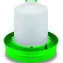 Gaun Drinker for Chickens Deep Base Green additional 2