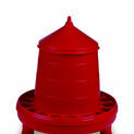 Gaun Poultry Feeder Plastic with Legs Red 4kg additional 1