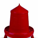 Gaun Poultry Feeder Plastic with Legs Red 4kg additional 2