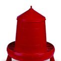 Gaun Poultry Feeder Plastic with Legs Red 4kg additional 2