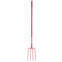 Red Gorilla Tubular Manure Fork 4 Prong 48" Long Shaft additional 2