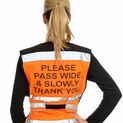 Equisafety Air Hi Vis Waistcoat Please Pass Wide & Slowly additional 1