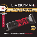 Liveryman Harmony Plus Clipper with Narrow 10 Blade 1.6mm - Double Blade Anniversary Pack additional 1