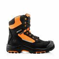 Buckler Boots Buckz Viz Safety Lace/Zip Boot - Black/Orange additional 1