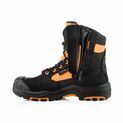 Buckler Boots Buckz Viz Safety Lace/Zip Boot - Black/Orange additional 3