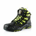 Buckler Boots Buckz Viz BVIZ2 Safety Lace Boot - Yellow/Black additional 2
