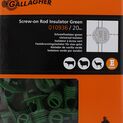 20 x Gallagher Screw-on Rod Insulator in Green 6/14mm additional 4