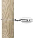 100 x Gallagher Corner Insulator Reinforced White additional 1