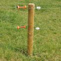 100 x Gallagher Corner Insulator Reinforced White additional 4