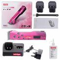 Heiniger Saphir New Style Cordless Clipper Pink Paws With No 10 Blade additional 4