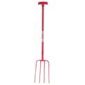 Red Gorilla Tubular Manure Fork 4 Prong T-Grip additional 2