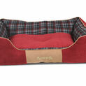 Scruffs Highland Box Dog Bed Red additional 3