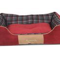 Scruffs Highland Box Dog Bed Red additional 3