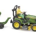 Bruder Bworld John Deere X949 Lawn Tractor with Trailer and Gardener 1:16 additional 3