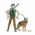 Bruder BWorld Forest Ranger with Dog and Equipment 1:16 additional 1