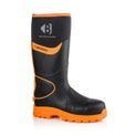 Buckler Buckbootz S5 BBZ8000BKOR Black &amp; Orange Safety Wellington Boots additional 4