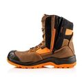Buckler Boots Buckz Viz Safety Lace/Zip Boot - Brown/Orange additional 3