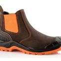 Buckler Buckz Viz BVIZ3BROR Safety Dealer Boots - Orange/Brown additional 2