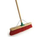 Bentley Red PVC Varnished Broom - 4'6" additional 3