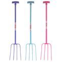 Faulks &amp; Cox Tubular 4 Prong Manure Fork T Grip - Various Colours additional 1